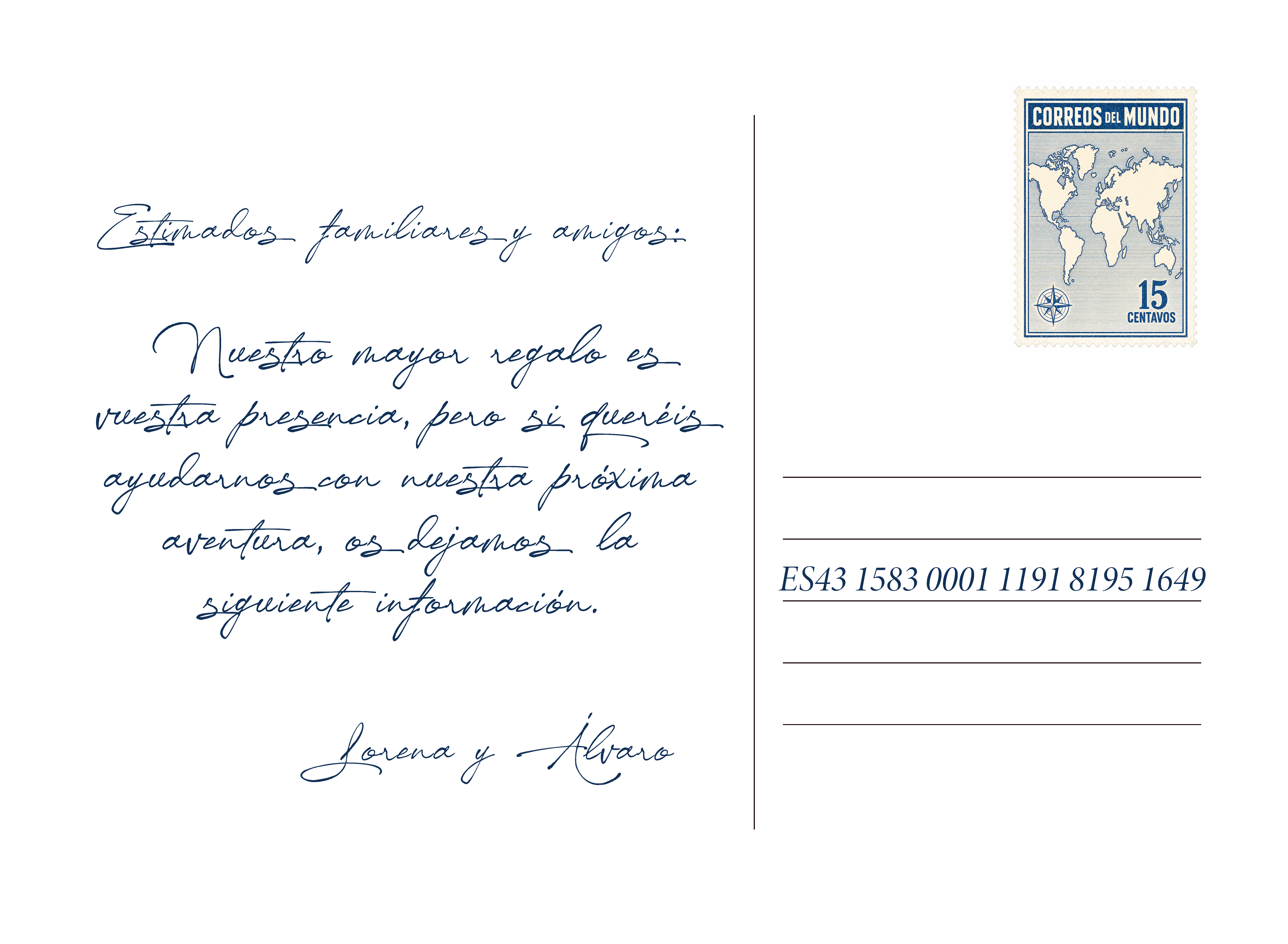 Nota Postal Boda